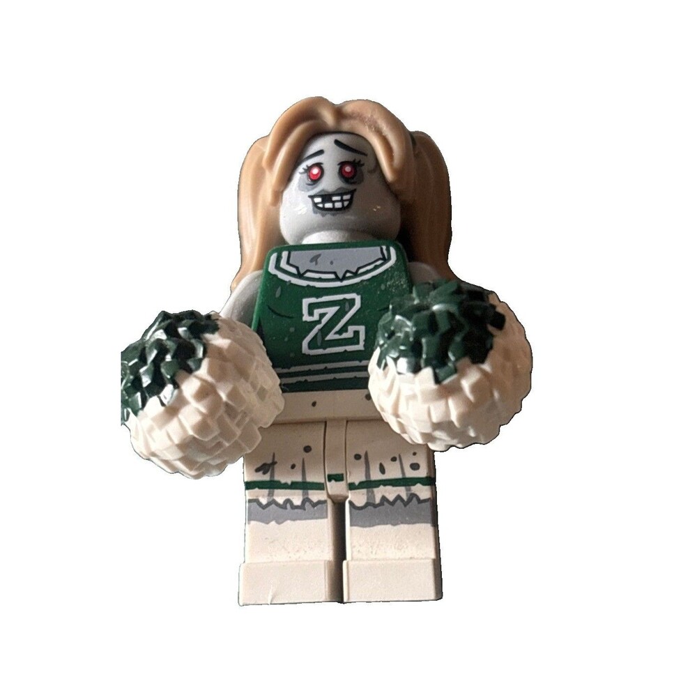 New Lego CMF Series 14 Minifigure - Zombie Cheerleader 71010 Pom Poms